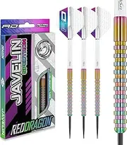 RED DRAGON Javelin Spectron Premium Tungsten Darts Set with Flights and Stems