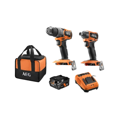 AEG Powertools 18V Brushless Sub-Compact 2-Piece 4.0Ah Kit