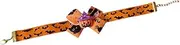 WeiLaiKeQi Dog Collar Holiday Neckwear Cute Party Costume Accessory Kitten Collar Cats Scarf for Outdoor Photo Props Holiday Festival, Orange Bat, L