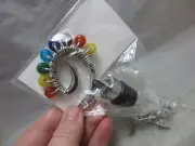 Wired In Style Lynn Pickens wire wrapped beads. Wine bottle stopper