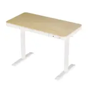 Standing Desk Motorised Electric Dual Motor Draw 120CM Oak Adjustable Heig 08-NW