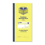 Spirax 550 Telephone Message Book 279X144Mm Pack Of 10