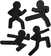 Fridge Magnet Man | 4X Funny Magnets | Creative Removable Magnetic Decoration for Refrigerator Classroom Car Kitchen