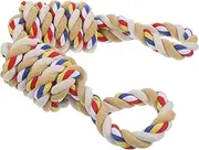 HANABASS Dog Rope for Large Dogs Durable Woven Design Interactive Tugging Chewing Promotes Health Present for Canine Friends