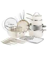 Gotham Steel Naturals 20pc Nonstick Cookware & Knife Set