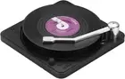 Vinyl Record Coasters with Record Player Holder - 6Packs, Cool Coasters for Musi