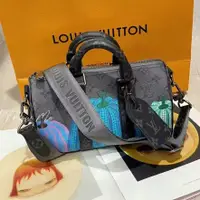 在飛比找蝦皮購物優惠-全新 LV 路易威登 x YK Keepall 25 草間彌