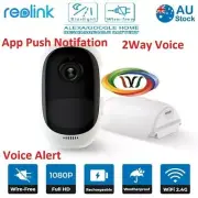 Reolink Argus pro 1080P 4x Zoom wireless Battery Security Camera Rechargeable