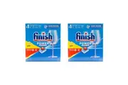 84pc Finish Scented Dishwasher Tablets Capsules w Powerball Lemon Sparkle