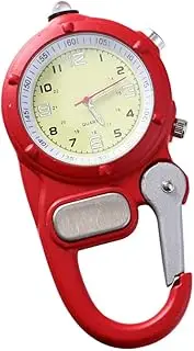 [Holibanna] Durable Mountaineering Watch with LED Light Lightweight Backpacker Watch for Hiking Camping Biking Climbing Convenient Clip Design for Outdoor Activities