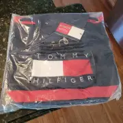 TOMMY HILFIGER VINTAGE DUFFLE BAG "READY, SET, TOMMY" New With Tags
