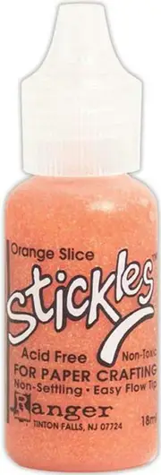 Ranger Stickles Glitter Glue - Orange Slice