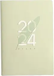 Binxind 2024 Diary A5 Diary A5 Daily Planner Notebook for Birthday Gift Diaries for 2024 Green