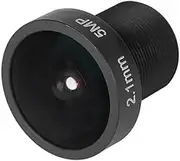 2.1mm Lens for Security CCTV Surveillance Camera, M12 Threaded Mount 5MP 180° Large Wide Angle, 1/2.5 Image Format IR Camera Lens