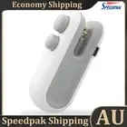 2 In 1 Sealer Cutter Mini Handheld Heat Vacuum Sealer for Plastic Bags (White) A