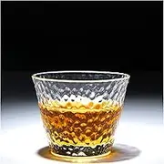 YUERD910 Heat-Resistant GlassTeaCups Japanese Style Transparent Tea Cup Kung Fu Tea Sets Eco-Friendly Tea Service Exquisite Tea Mug (Capacity : (200ml)