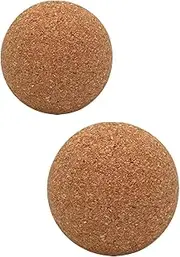 2 Pieces Cork Massage Ball Portable Waist for Sports Gym Workout, 5cm 8cm, Optional