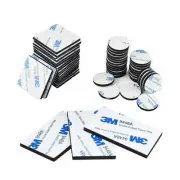 Double Sided Foam Tape Strong Pad Mounting, Black Self-Adhesive Tape
