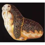 Royal Crown Derby RUSSIAN WALRUS Paperweight - Discontinued!