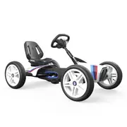 Berg BMW Street Racer Kids/Children's Pedal Go Kart Ride On Toy White/Blue 3-8y