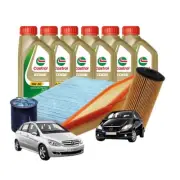 Inspection Set Mercedes Classe A W169 B W245 160 180 200 CDI 6L Castrol+4 Tips