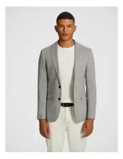 [yd.] Killara Super Textured Blazer in Grey
