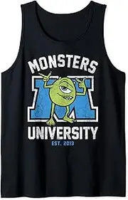[Disney] Pixar Monsters University Mike Collegiate Tank Top