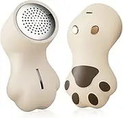 Rechargeable Fabric Shaver, Lint Shaver with 6-Leaf Blades and Safety Lock, 3-Speeds Defuzzer Remove Fuzz, Pills from Clothes, Furniture, Sofa, Blanket