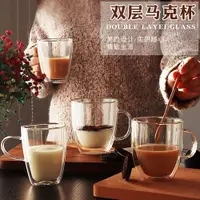 在飛比找ETMall東森購物網優惠-Glass double layer Mug transpa