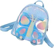 [COMPUKAS] Backpack for Boys and Girls Mini Bookbags Wing Backpacks Front Zipper Bag for School