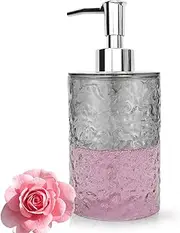 Plastic Liquid Soap Dispenser, 400ml/13.5oz Refillable Press Pump Bottles, Plastic Soap Dispenser Liquid Hand Soap Dispenser, Acrylic Soap Dispenser for Kitchen & Bathroom Countertop, BPA Free