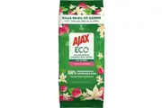 Ajax Eco Antibacterial Disinfectant Cleaning Wipes Vanilla 110 Pack