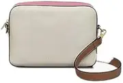 [RADLEY] London Womens London Sion Close Colourblock Leather Ziptop Crossbody Shoulder Bag in Chalk Pink & Green