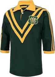 [TIDWELL] NRL Retro Heritage Jersey - Australian Kangaroos 1982- Rugby League