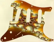 Stratocaster Strat Pickguard Custom to fit Fender SSS11 Hole ELITE Fractal 2