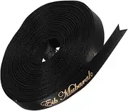 Ipetboom 1 Roll Eid DIY Ribbon Yards Craft Ribbon for Present Wrapping Decoration for Eid Festival Parties Home Decor and Art Crafts