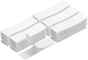 sourcing map 48set Hook and Loop Strips with Adhesive 1"x4" Double Sided Hook and Loop Tape Nylon Self Sticky Fastener for Home Office Car, White
