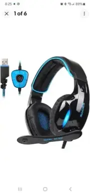 SADES SA902 Stereo Gaming Headset 7.1 USB Surround Sound Noise Canceling