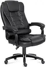 Executive Massage Office Chair Premium PU Leather Recliner Computer Gaming Seat