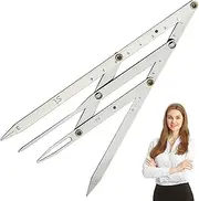 Eyebrow Measuring Tool, Stainless Steel Eyebrow Mapping Ruler with Scale, Sturdy Eyebrow Permanent Measure Symmetrical Tool, Three-Point Positioning Balance Ruler