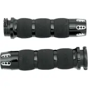 RC Components Air Cushion Anodized Gatlin Grips for Harley Cable Models 84-13