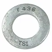 1/2" ASTM F436 SAE Hot Dipped Galvanized Flat Washers 100 Pieces