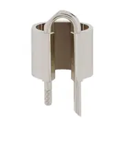 U Lock ring in metal 50 White