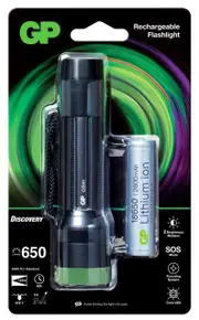 GP GPCR41 - Rechargable Torch 650 Lumens