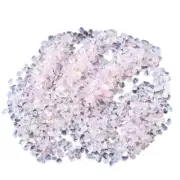 Natural Quartz Crystals Chips Stone,1.1LB Irregular Crystal Chip Bulk For Va-5S