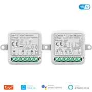 Tuya Smart Wifi Curtain Switch Module 3A Support 1/2 Gang Electric Motor for Roller Blinds Shutters APP Remote Control C