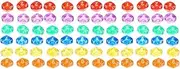 GETAJGHSD 24pcs Set Polyhedral Dice Set for Tabletop Games Sided Transparent Dices Colors Fun Math Games for Adults