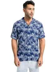 [Coast Clothing Co] Palm Springs Bamboo Shirt in Blue