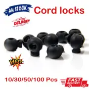 10/30/50/100 Pcs Round Ball Cord Locks Toggles Stops Drawstring Rope Cord Lock