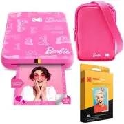 Kodak x Barbie Step Slim Instant Portable Photo Printer, Signature Style Bundle